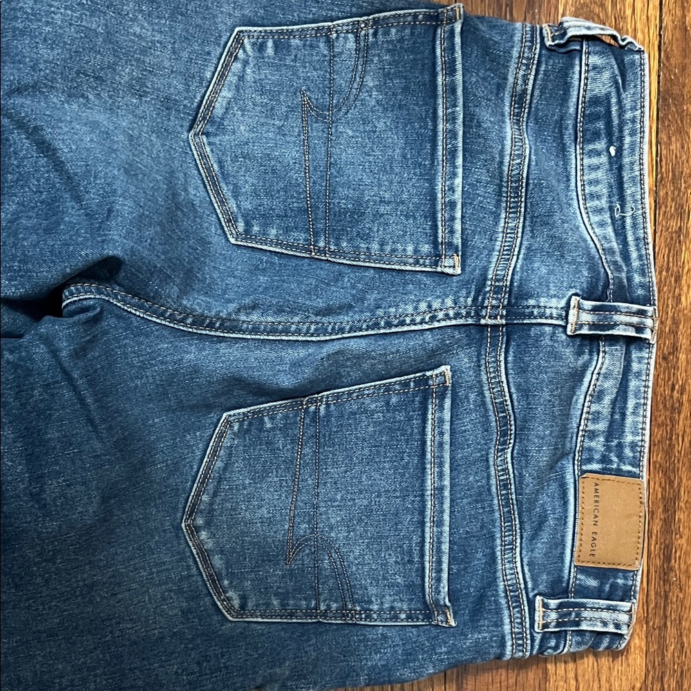 American Eagle Blue Flare Jeans for Women - Picture 6 of 7
